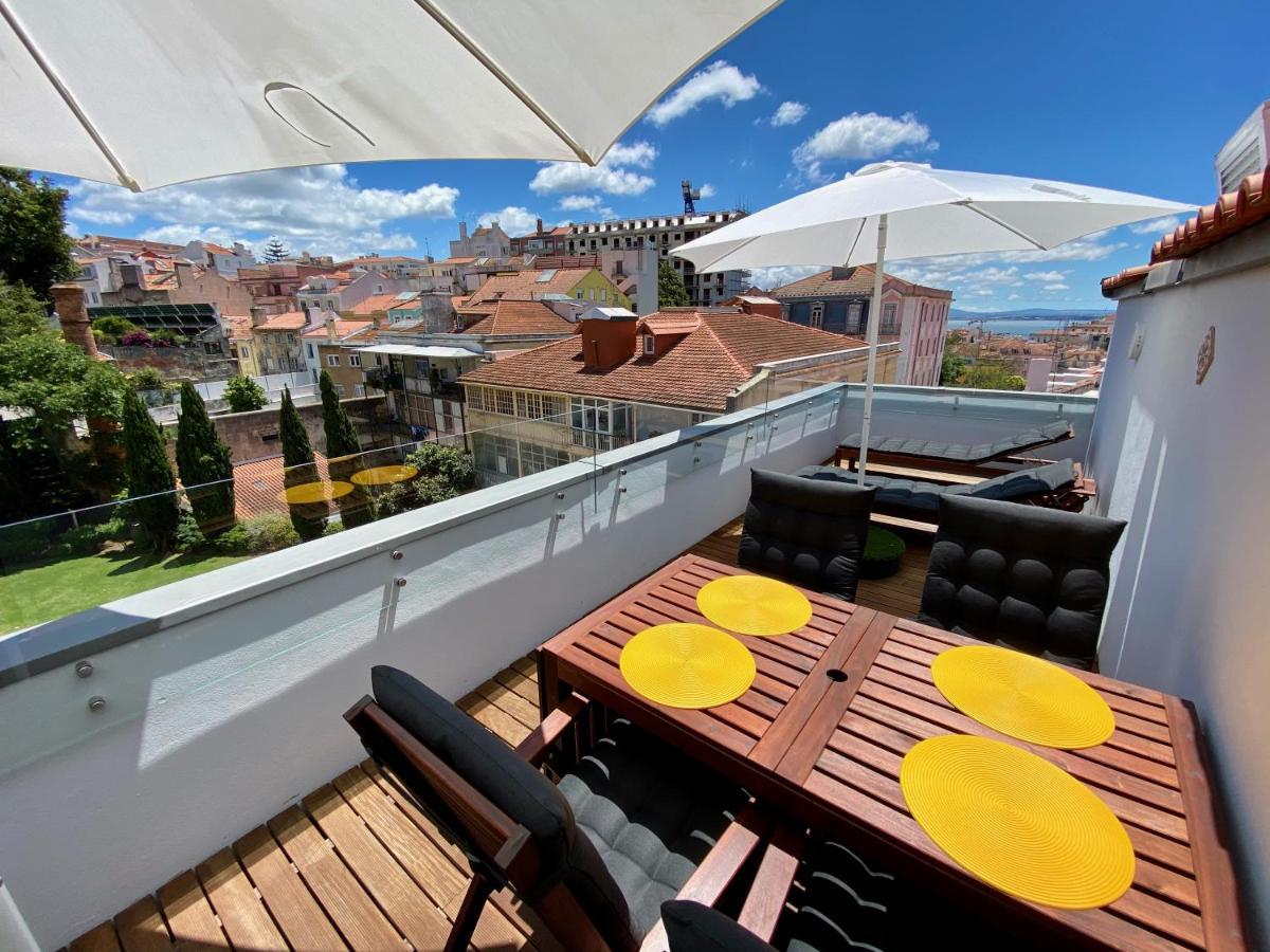 Myplaceforyou: Central Lisbon Apartment with City and Tagus Views Exterior photo